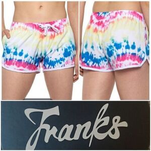 Franks Women's Tie-Dye Classic Swim Shorts sz L